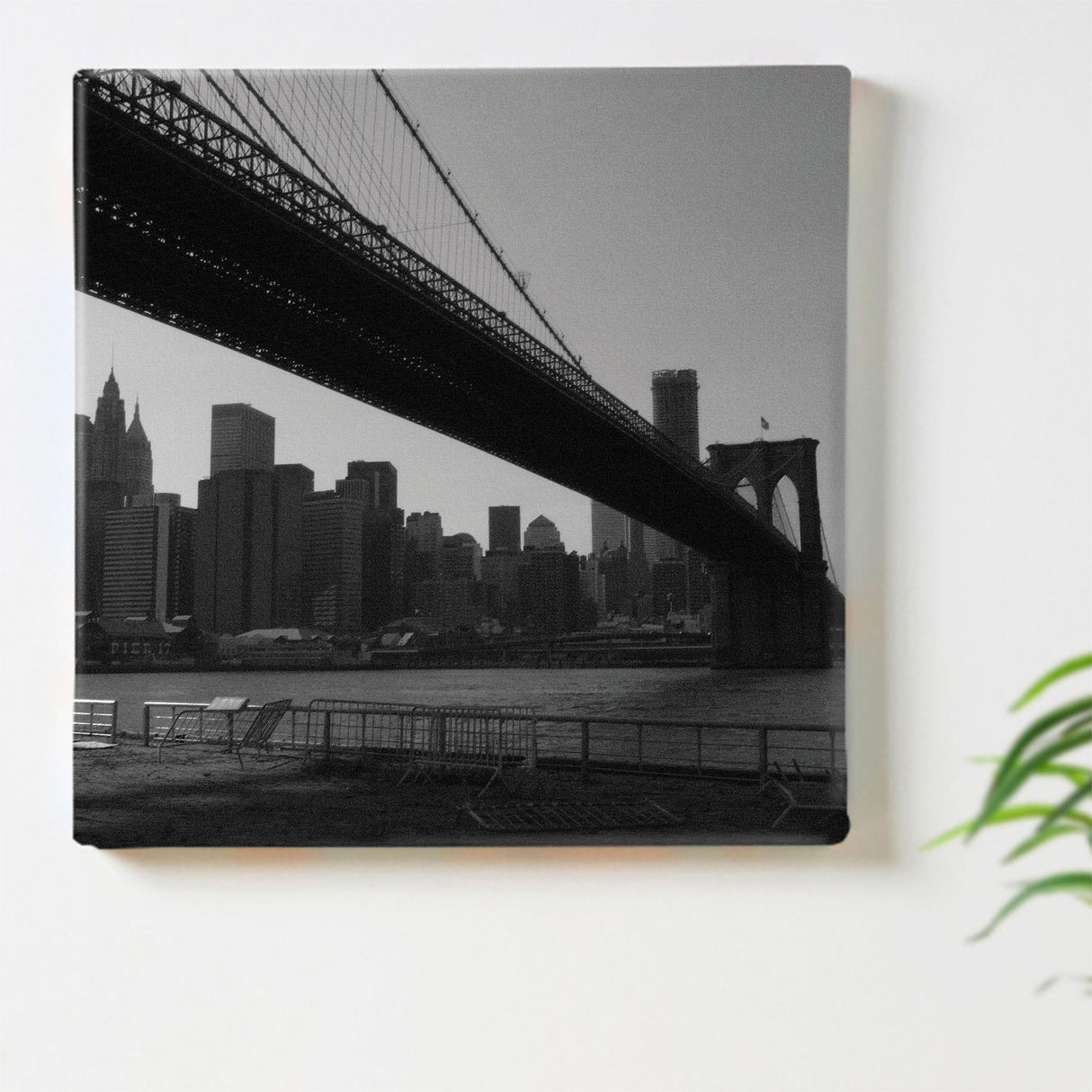 ブルックリンブリッジ 写真 壁掛け edi-0009 - ArtDeli. アートパネル専門店