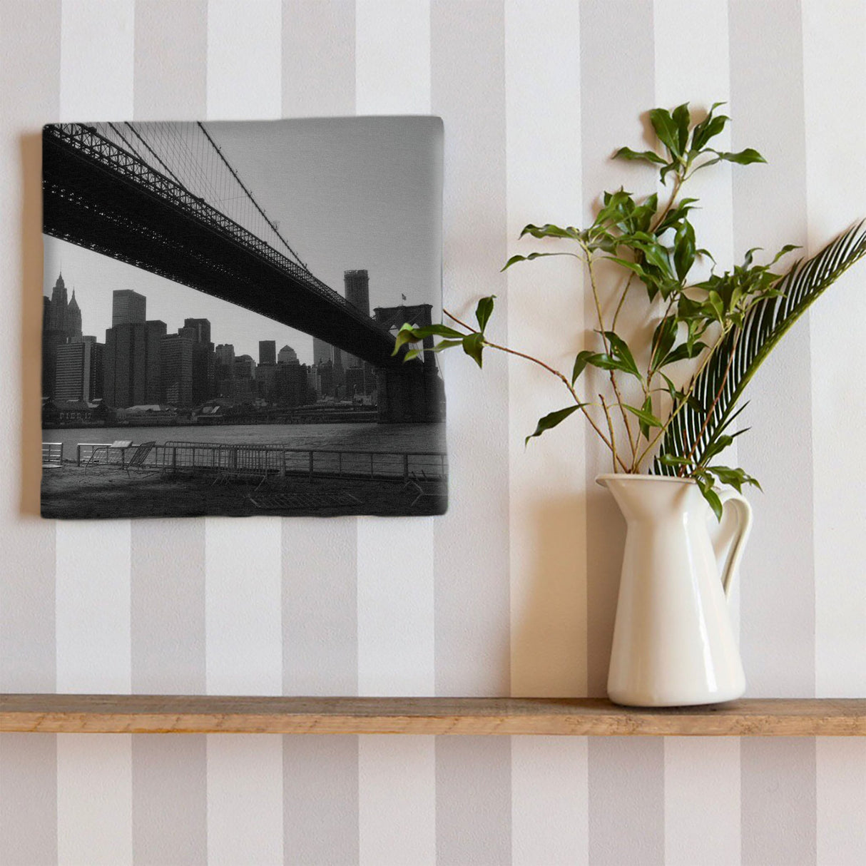 ブルックリンブリッジ 写真 壁掛け edi-0009 - ArtDeli. アートパネル専門店