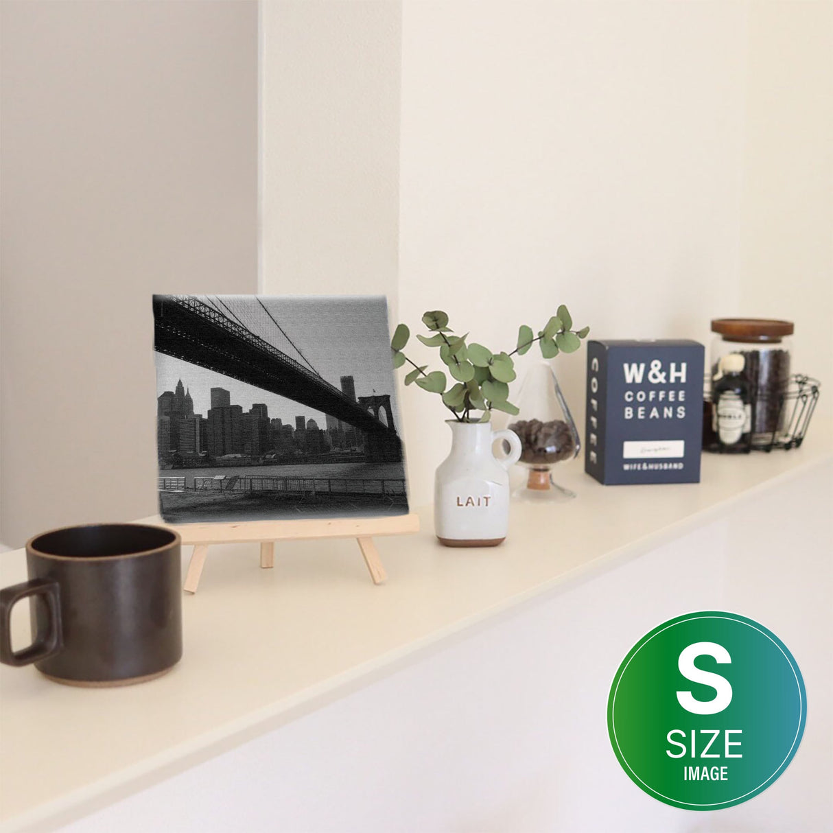 ブルックリンブリッジ 写真 壁掛け edi-0009 - ArtDeli. アートパネル専門店