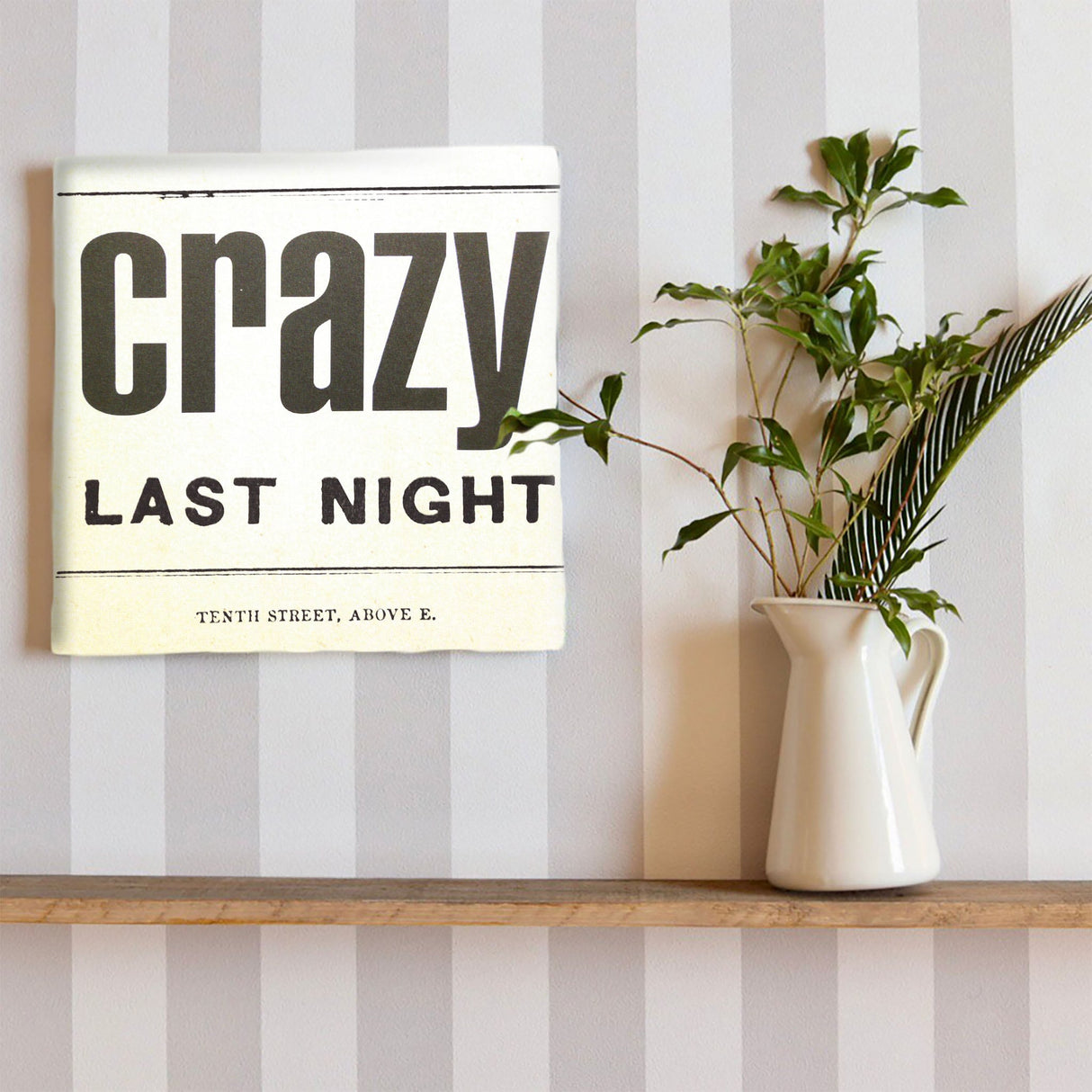 タイポグラフのインテリア小物 一人暮らし インテリア edi-0013 - ArtDeli. アートパネル専門店