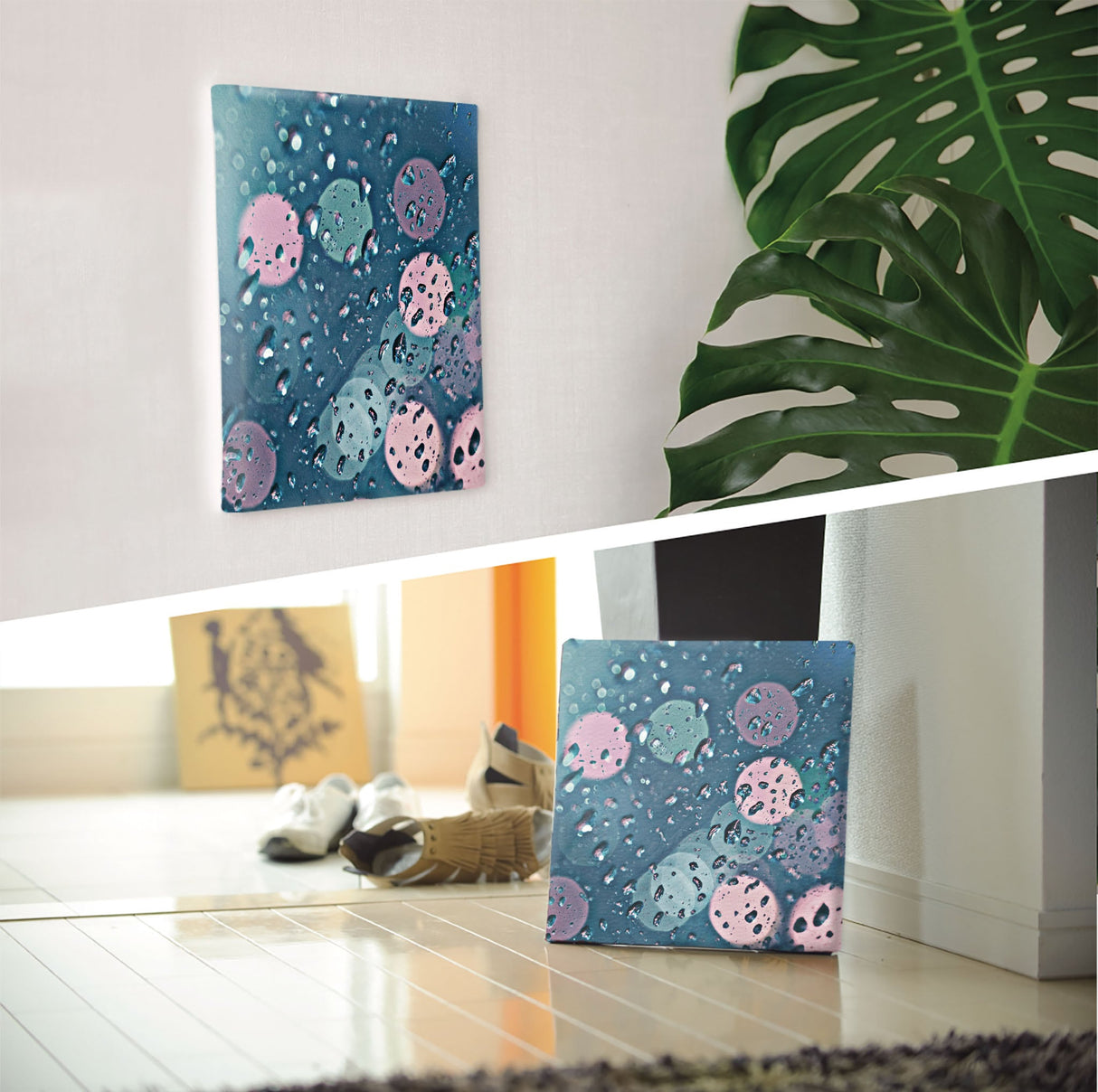 秦義之のファブリックパネル|しずく 写真 アート hat-0002 - ArtDeli. アートパネル専門店