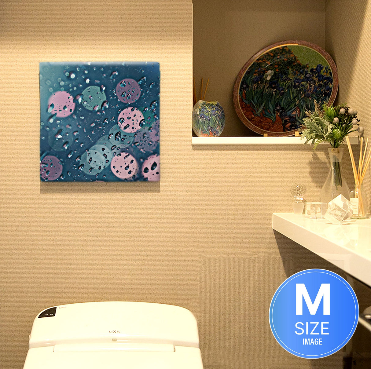 秦義之のファブリックパネル|しずく 写真 アート hat-0002 - ArtDeli. アートパネル専門店