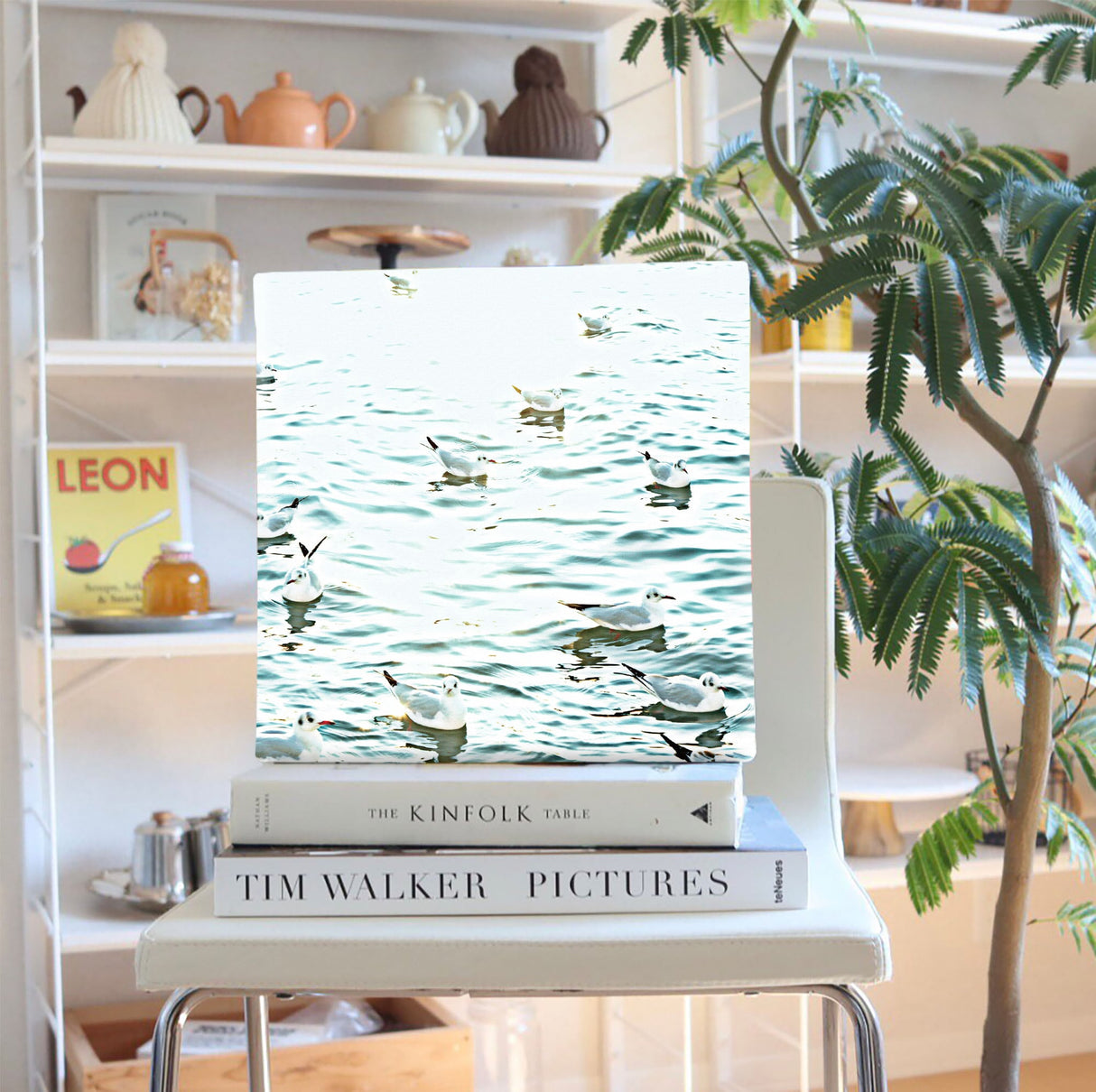 秦義之のファブリックパネル|水面 写真 壁掛け hat-0003 - ArtDeli. アートパネル専門店