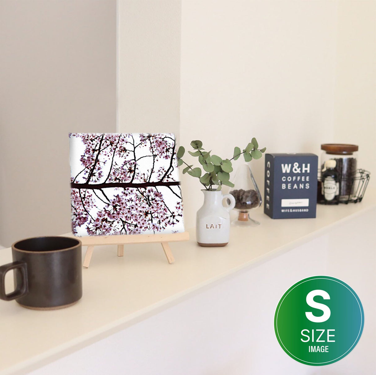 秦義之のファブリックパネル|花 アート 雑貨 hat-0005 - ArtDeli. アートパネル専門店