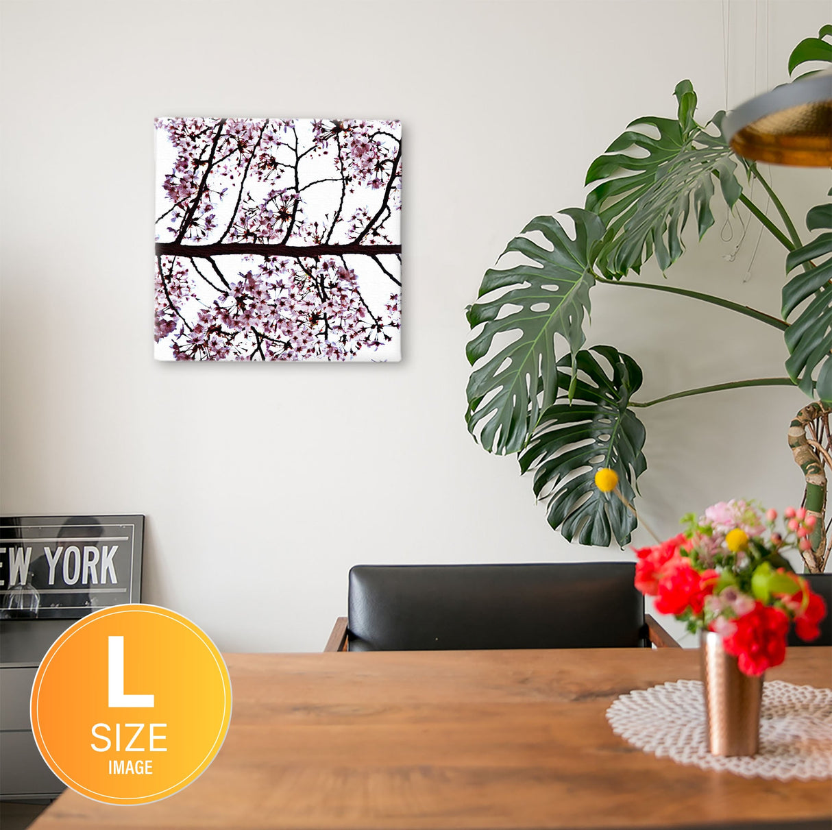 秦義之のファブリックパネル|花 アート 雑貨 hat-0005 - ArtDeli. アートパネル専門店