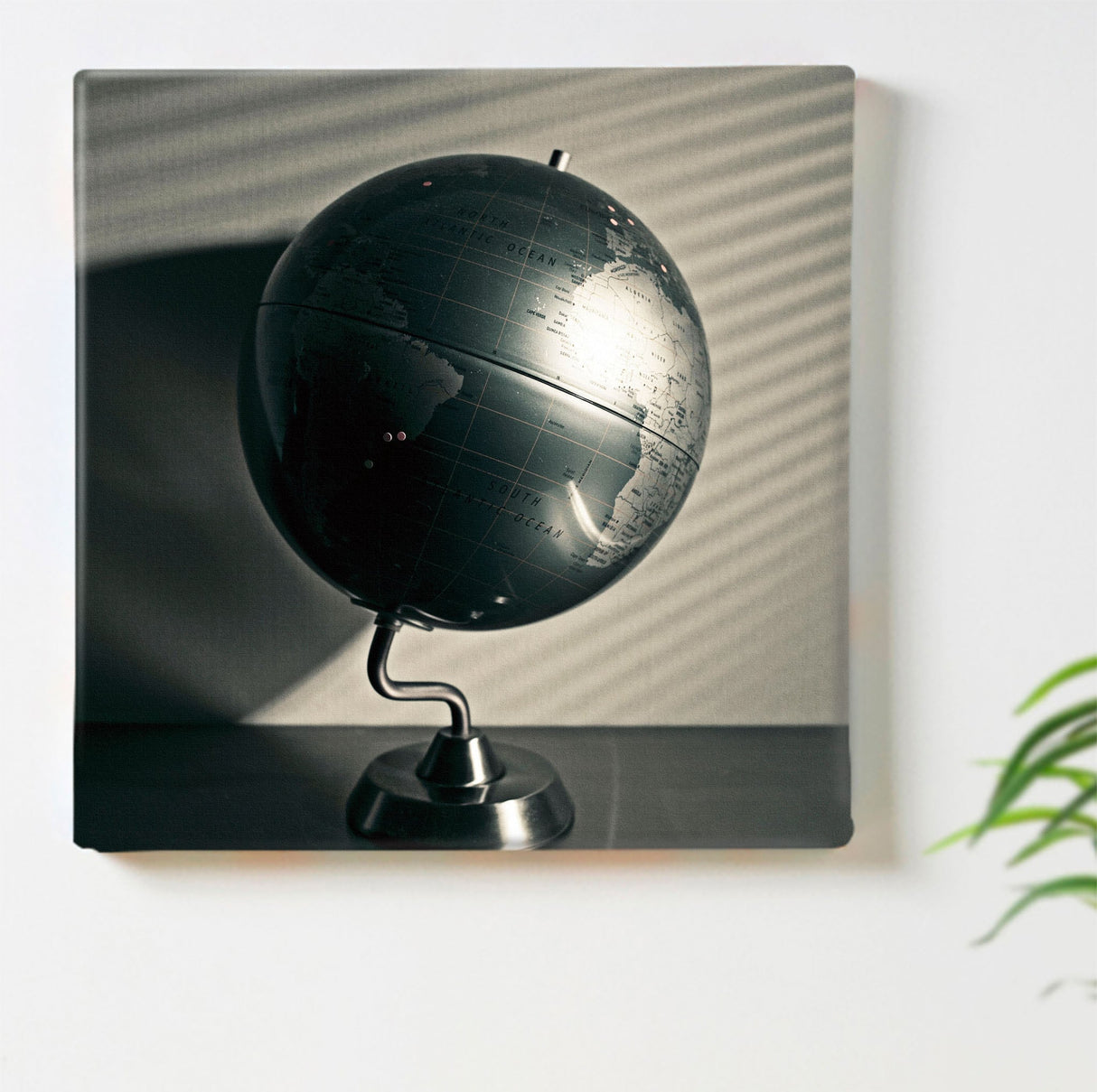 秦義之のファブリックパネル|地球儀 ウォールデコ インテリア hat-0008 - ArtDeli. アートパネル専門店