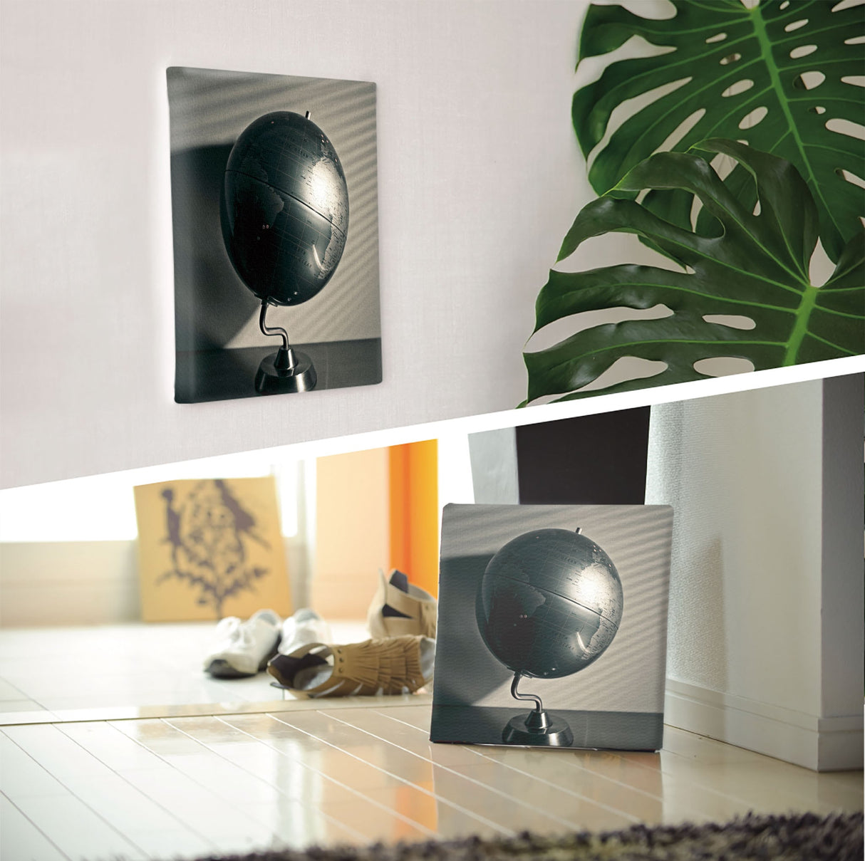 秦義之のファブリックパネル|地球儀 ウォールデコ インテリア hat-0008 - ArtDeli. アートパネル専門店