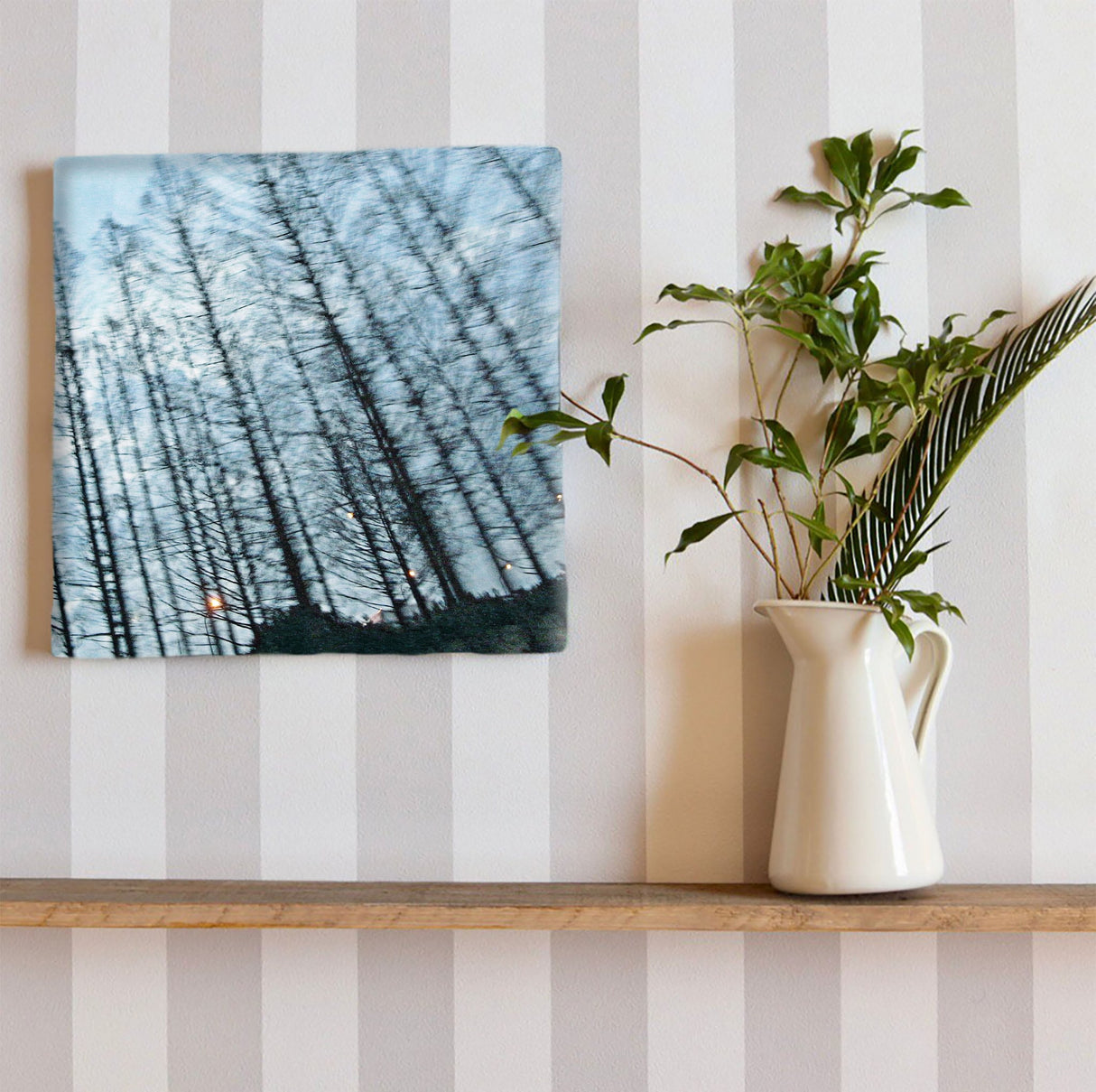 秦義之のファブリックパネル|森 ポスター アート hat-0009 - ArtDeli. アートパネル専門店