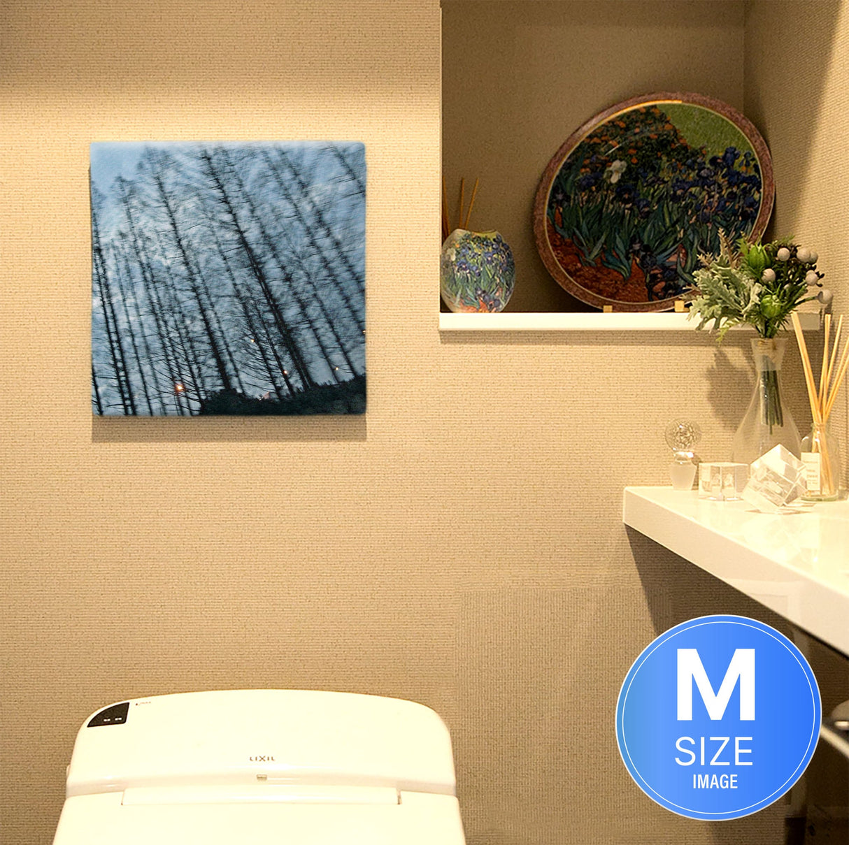 秦義之のファブリックパネル|森 ポスター アート hat-0009 - ArtDeli. アートパネル専門店