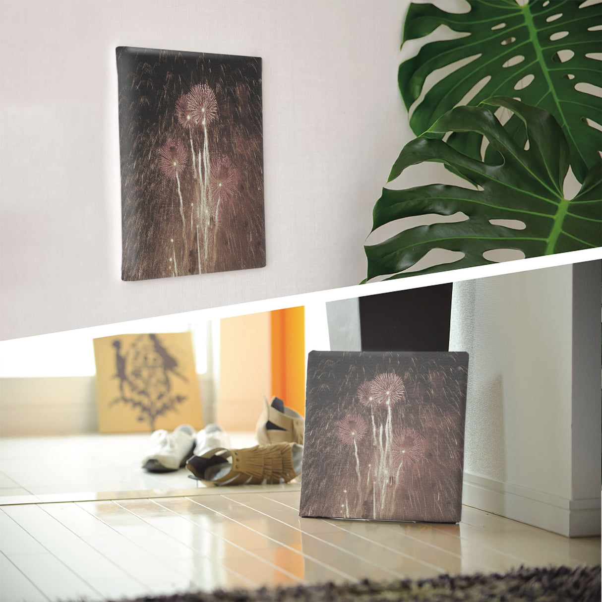 秦義之のファブリックパネル|花火 インテリア アート hat-0010 - ArtDeli. アートパネル専門店