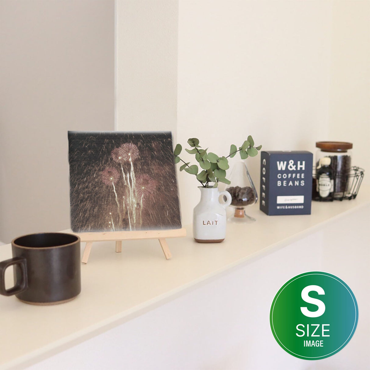 秦義之のファブリックパネル|花火 インテリア アート hat-0010 - ArtDeli. アートパネル専門店