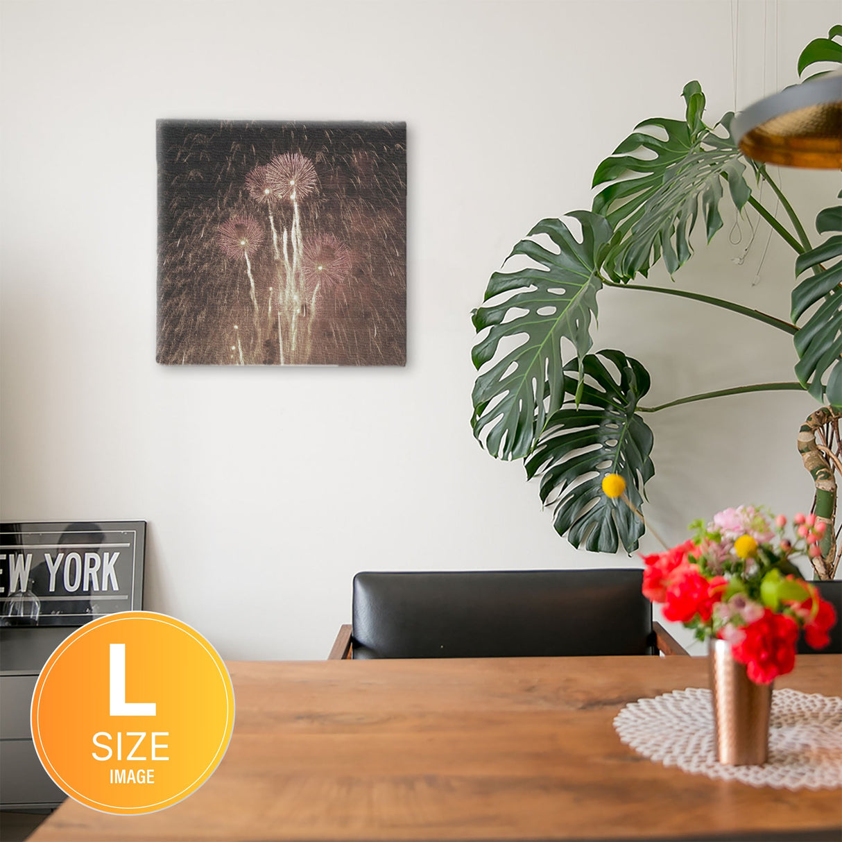 秦義之のファブリックパネル|花火 インテリア アート hat-0010 - ArtDeli. アートパネル専門店