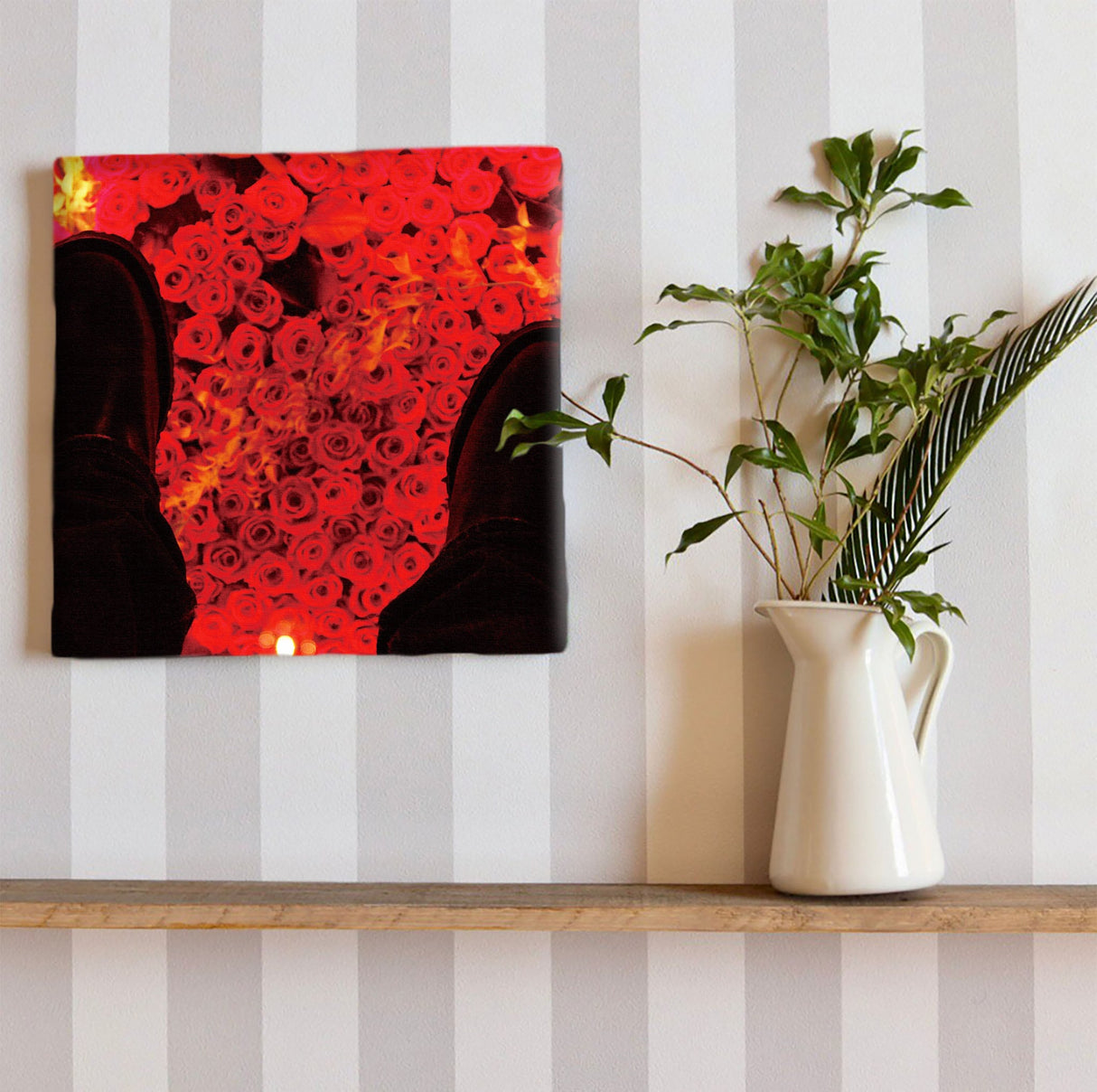 秦義之のファブリックパネル ウォールデコ インテリア hat-0019 - ArtDeli. アートパネル専門店