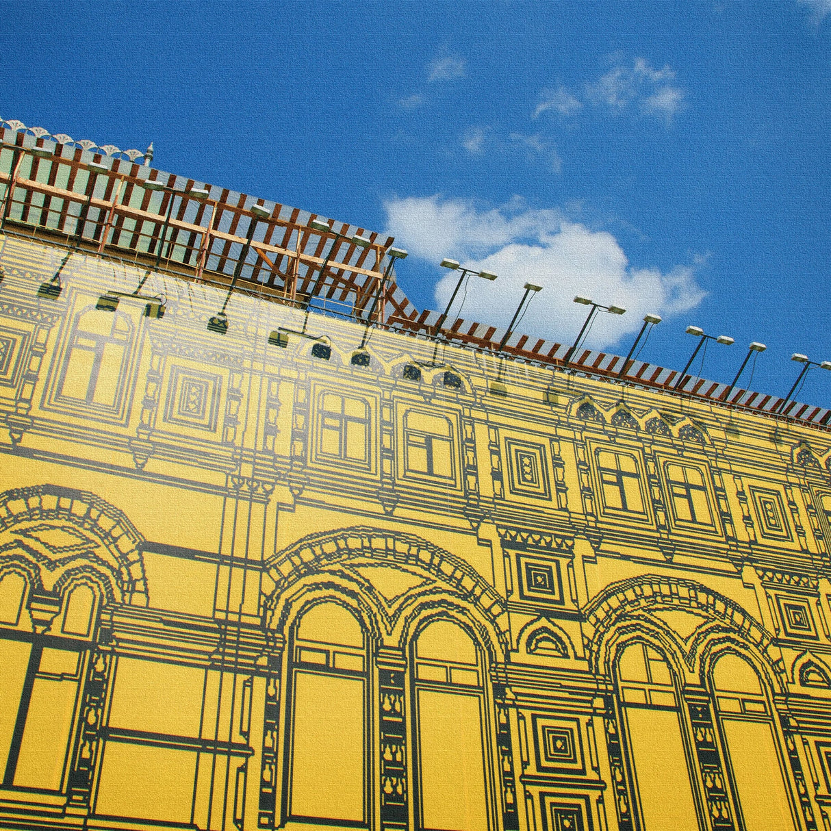 秦義之のファブリックパネル 写真 壁掛け hat-0023 - ArtDeli. アートパネル専門店