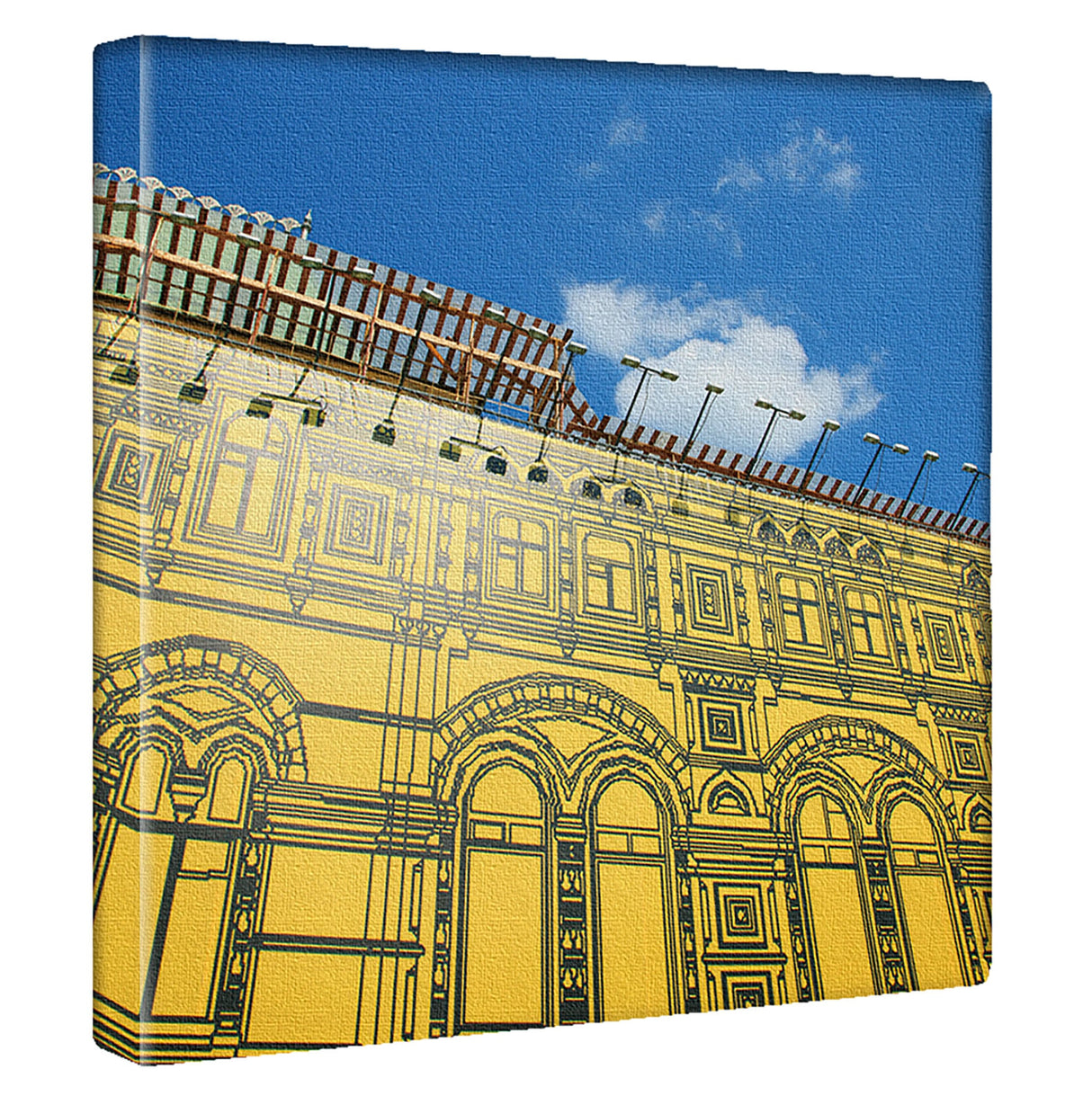 秦義之のファブリックパネル 写真 壁掛け hat-0023 - ArtDeli. アートパネル専門店