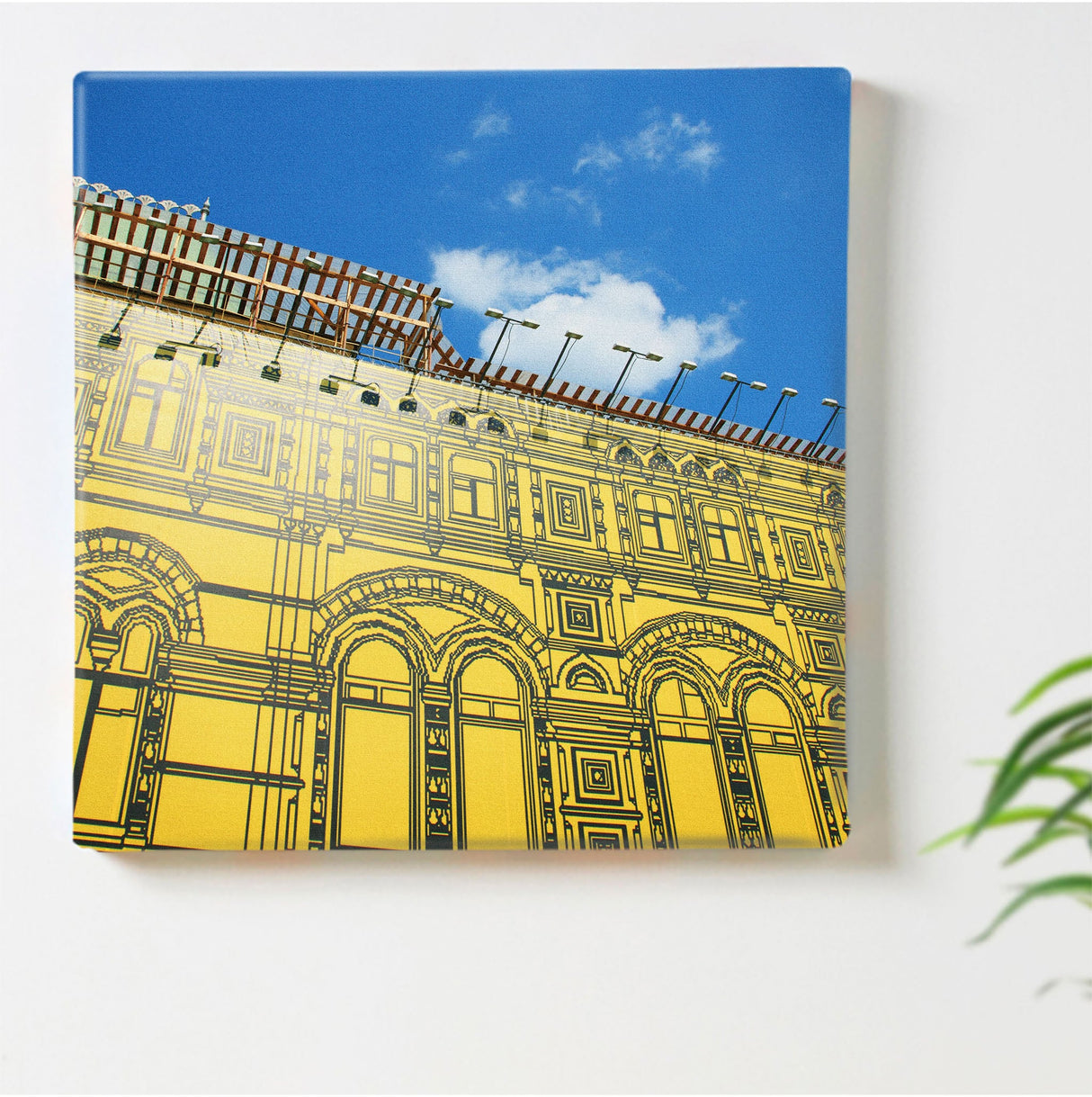 秦義之のファブリックパネル 写真 壁掛け hat-0023 - ArtDeli. アートパネル専門店