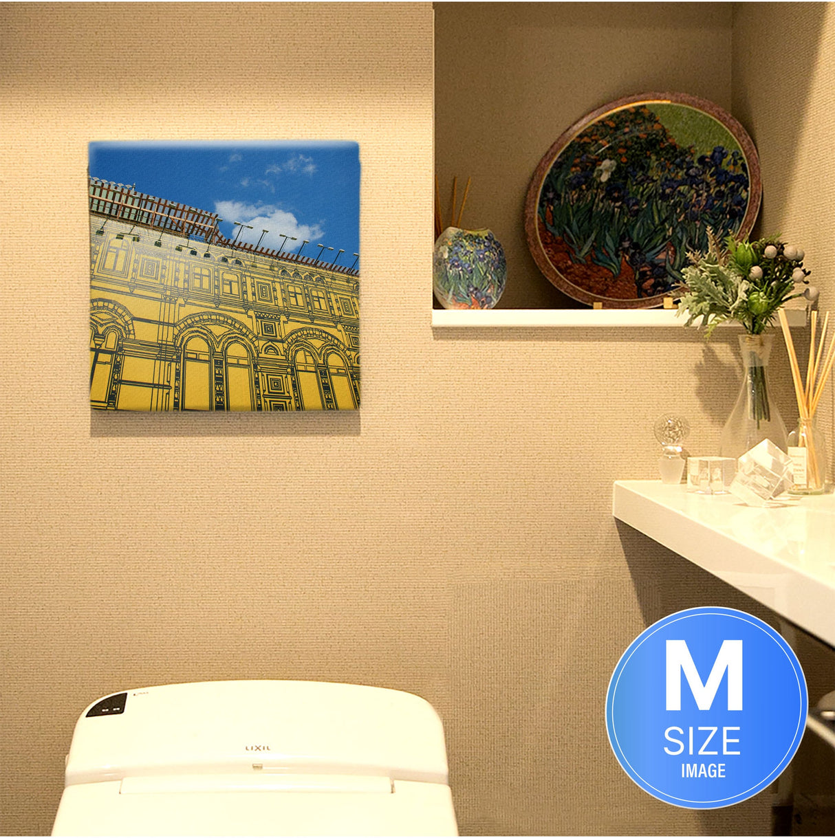 秦義之のファブリックパネル 写真 壁掛け hat-0023 - ArtDeli. アートパネル専門店