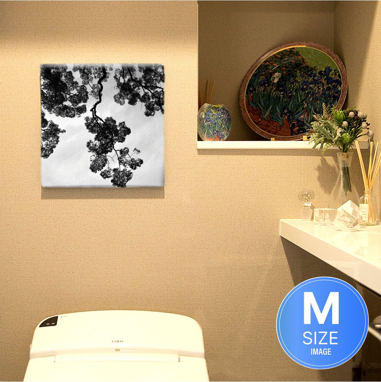 秦義之のファブリックパネル インテリア 雑貨 hat-0024 - ArtDeli. アートパネル専門店