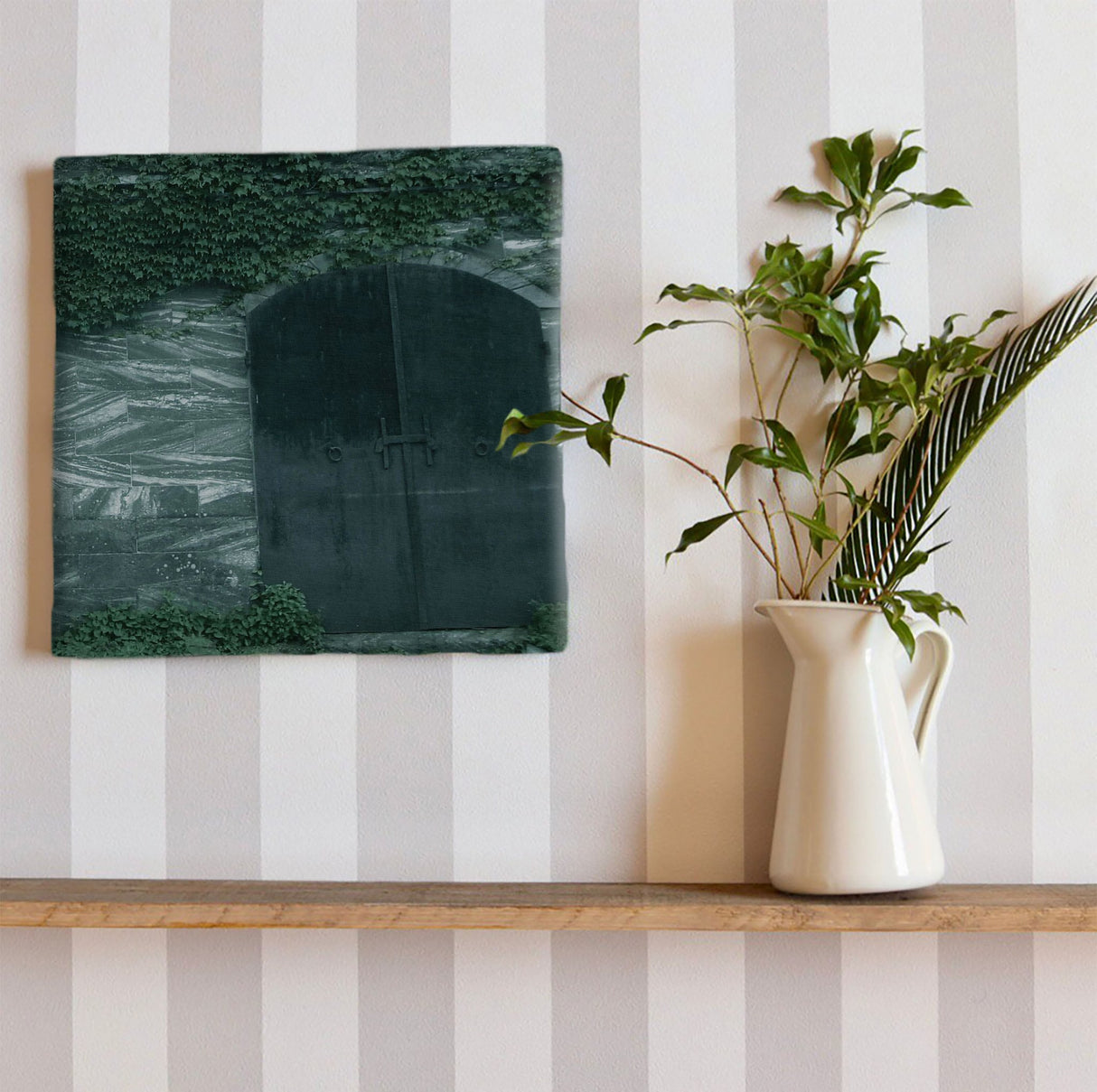 秦義之のファブリックパネル 壁掛け アート hat-0025-r - ArtDeli. アートパネル専門店