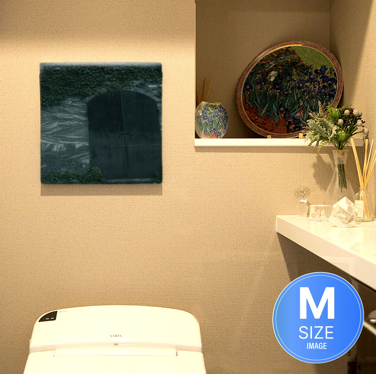 秦義之のファブリックパネル 壁掛け アート hat-0025-r - ArtDeli. アートパネル専門店