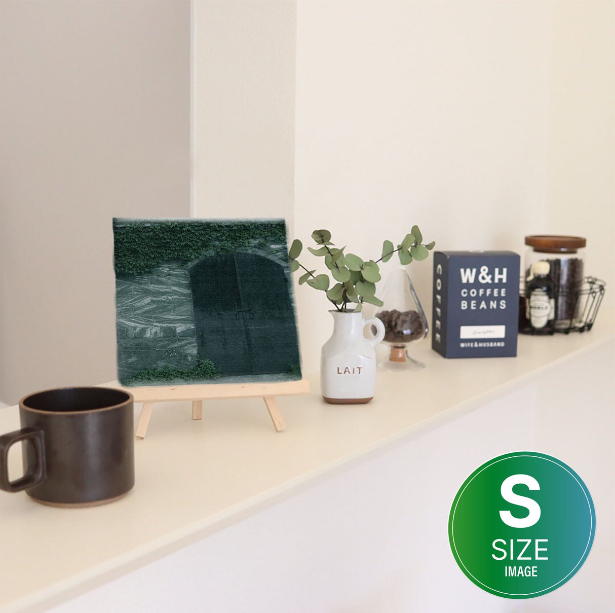 秦義之のファブリックパネル 壁掛け アート hat-0025-r - ArtDeli. アートパネル専門店