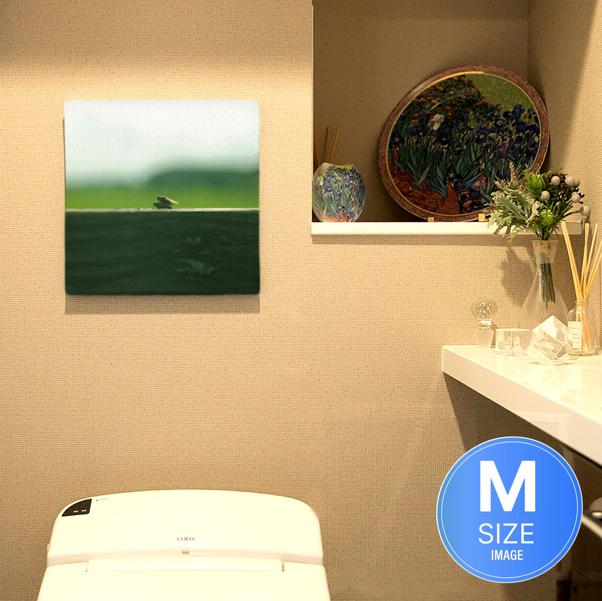 秦義之のファブリックパネル ウォールデコ インテリア hat-0026 - ArtDeli. アートパネル専門店