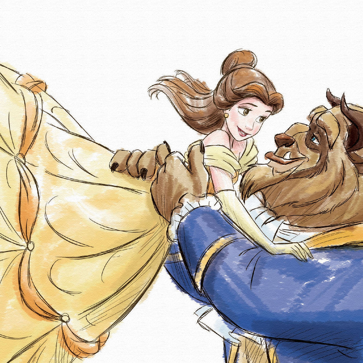 美女と野獣のIKEBANA 20×20×2.7cm 一輪挿し 花瓶 ディズニープリンセス ベル IKE-DSNY-2106-01