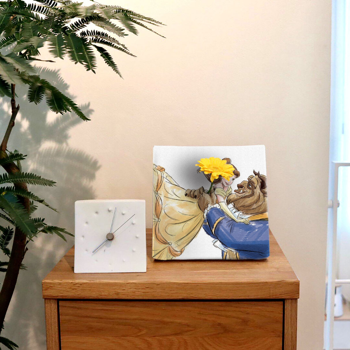 美女と野獣のIKEBANA 20×20×2.7cm 一輪挿し 花瓶 ディズニープリンセス ベル IKE-DSNY-2106-01