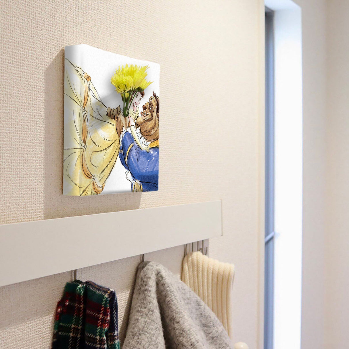 美女と野獣のIKEBANA 20×20×2.7cm 一輪挿し 花瓶 ディズニープリンセス ベル IKE-DSNY-2106-01