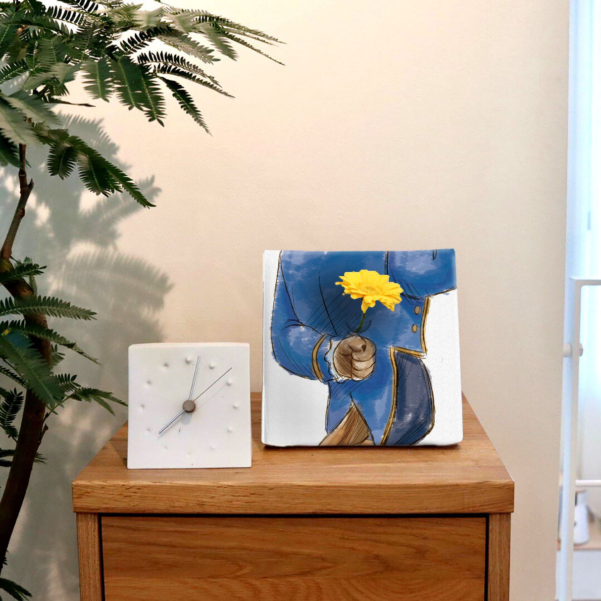 美女と野獣のIKEBANA 20×20×2.7cm 一輪挿し 花瓶 ディズニープリンセス ベル IKE-DSNY-2106-03