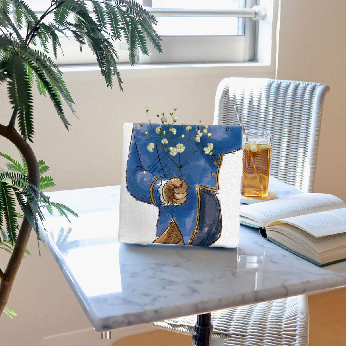 美女と野獣のIKEBANA 20×20×2.7cm 一輪挿し 花瓶 ディズニープリンセス ベル IKE-DSNY-2106-03