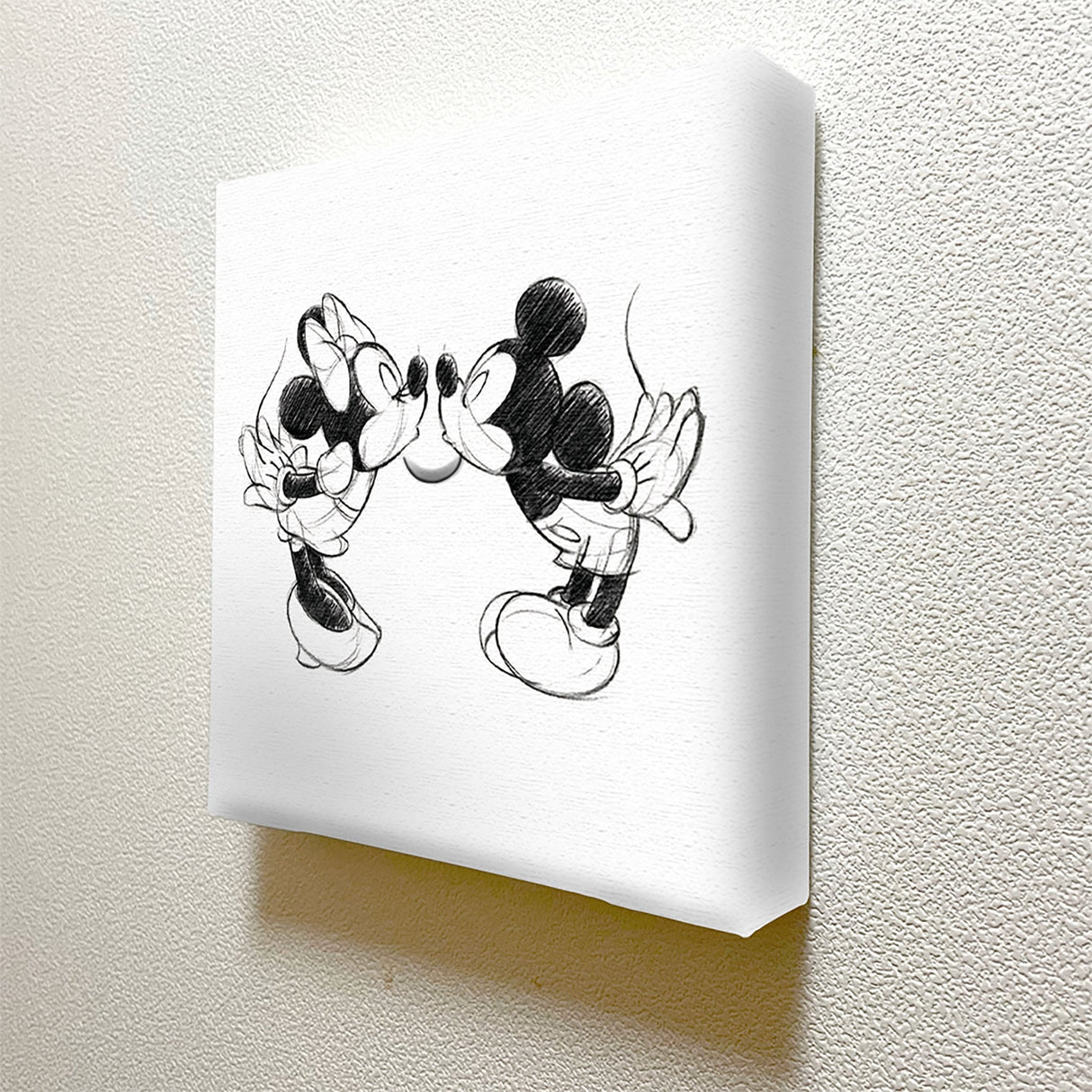 ミッキーマウスのIKEBANA 20×20×2.7cm 一輪挿し 花瓶 ミニーマウス モノクロ IKE-DSNY-2106-04