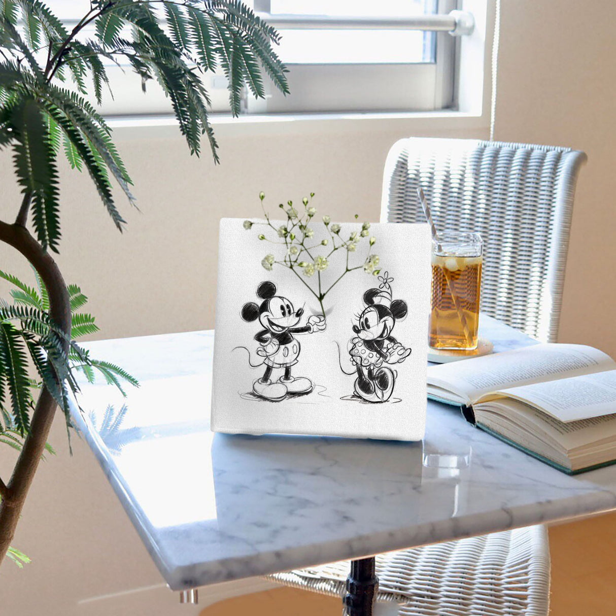 ミッキーマウスのIKEBANA 20×20×2.7cm 一輪挿し 花瓶 インテリア雑貨ミニーマウス IKE-DSNY-2106-05