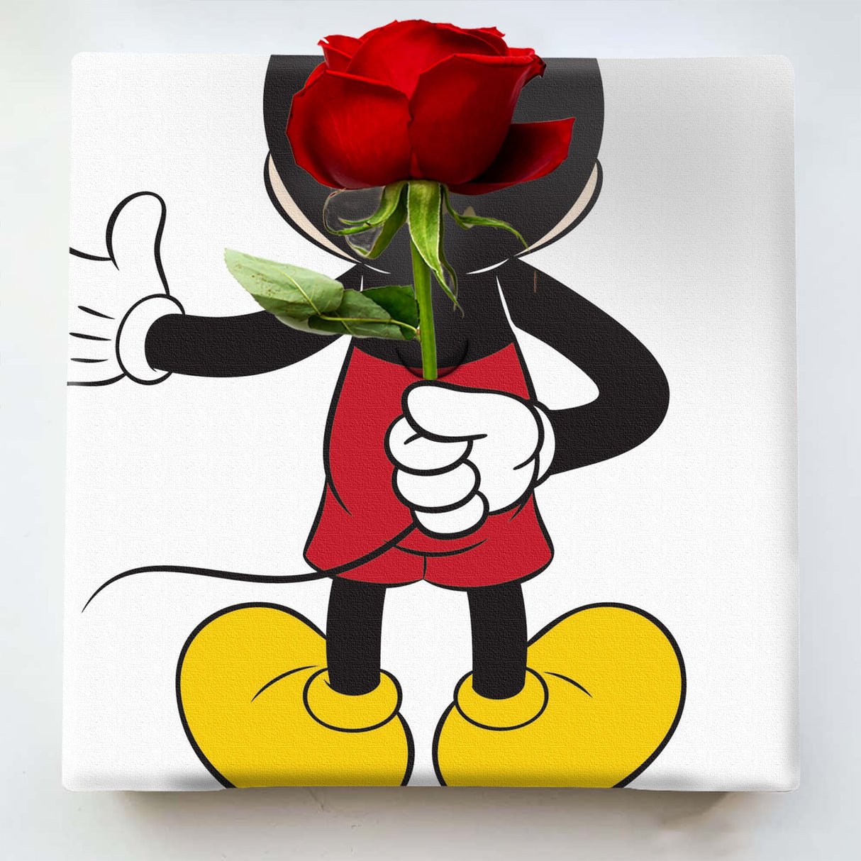 ミッキーマウスのIKEBANA 20×20×2.7cm 一輪挿し 花瓶 花 IKE-DSNY-2106-06