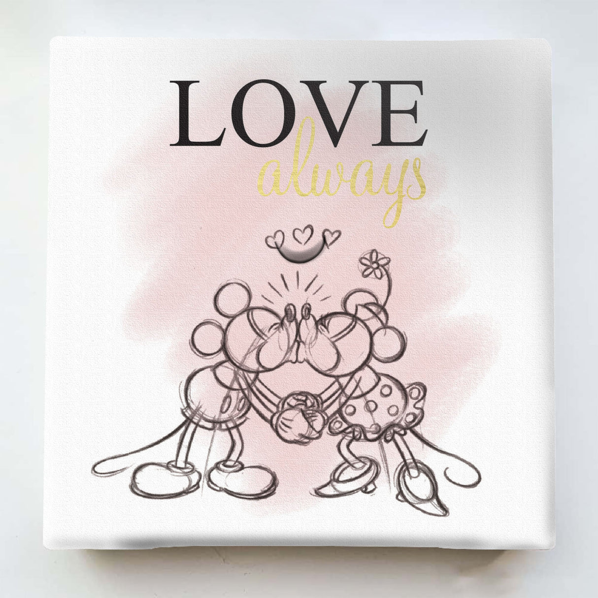 ミッキーマウスのIKEBANA 20×20×2.7cm 一輪挿し 花瓶 ミニーマウス カップル IKE-DSNY-2106-07