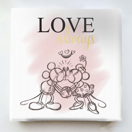 ミッキーマウスのIKEBANA 20×20×2.7cm 一輪挿し 花瓶 ミニーマウス カップル IKE-DSNY-2106-07