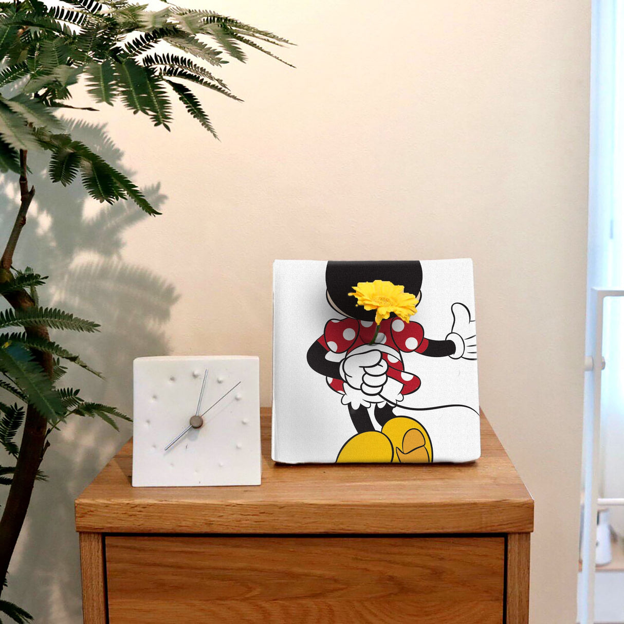 ミニーマウスのIKEBANA 20×20×2.7cm 一輪挿し 花瓶 花 IKE-DSNY-2106-08