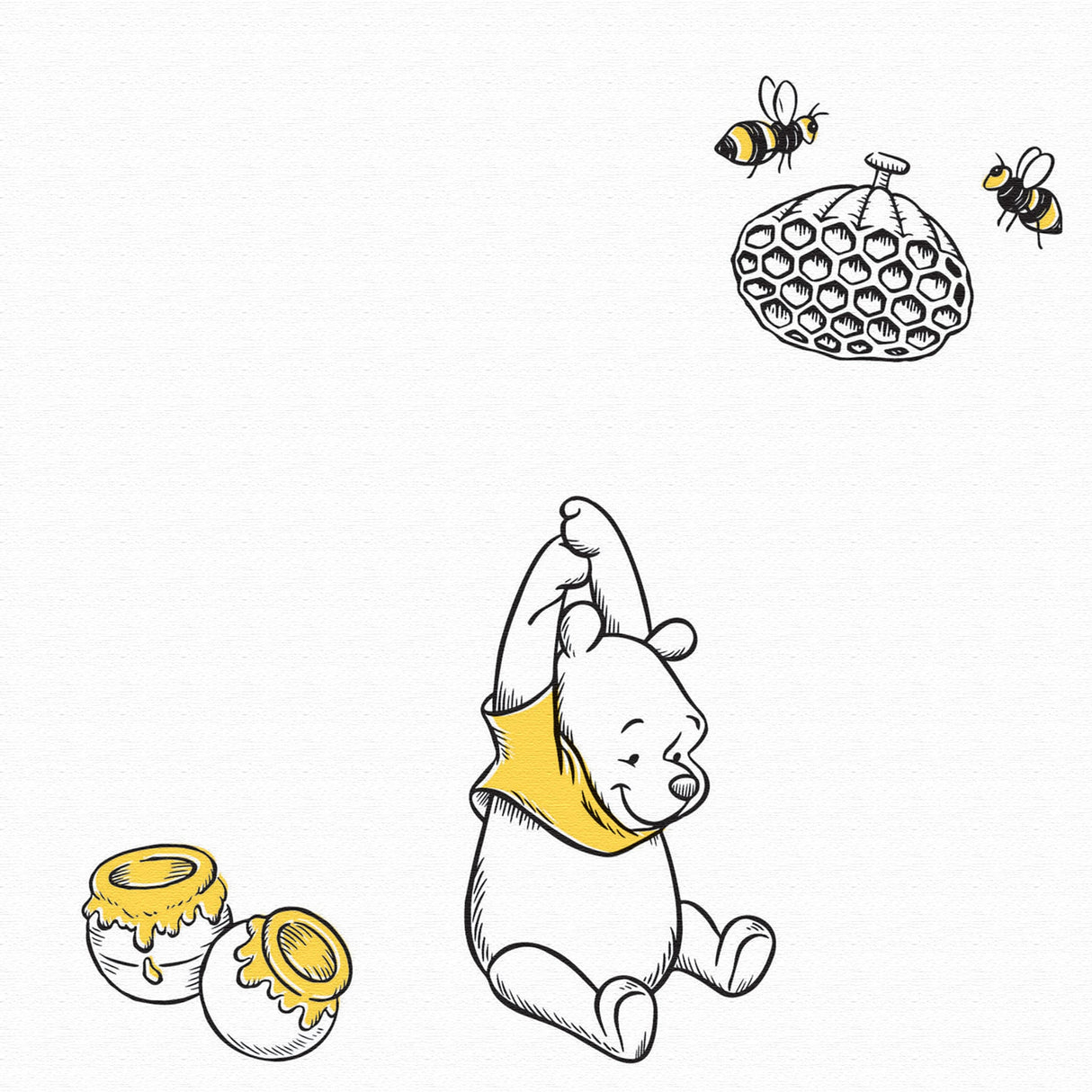 くまのプーさんのIKEBANA 20×20×2.7cm 一輪挿し 花瓶 プー シンプル IKE-DSNY-2106-11