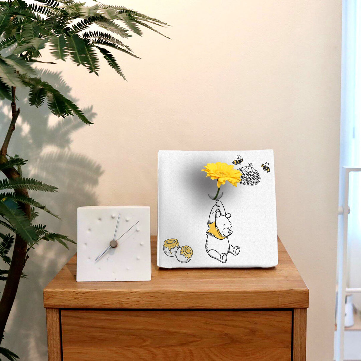 くまのプーさんのIKEBANA 20×20×2.7cm 一輪挿し 花瓶 プー シンプル IKE-DSNY-2106-11