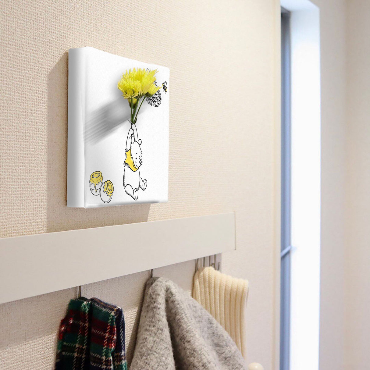 くまのプーさんのIKEBANA 20×20×2.7cm 一輪挿し 花瓶 プー シンプル IKE-DSNY-2106-11