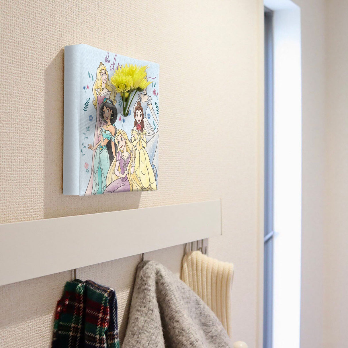 ディズニープリンセスのIKEBANA 20×20×2.7cm 一輪挿し 花瓶 ラプンツェル シンデレラ IKE-DSNY-2106-12