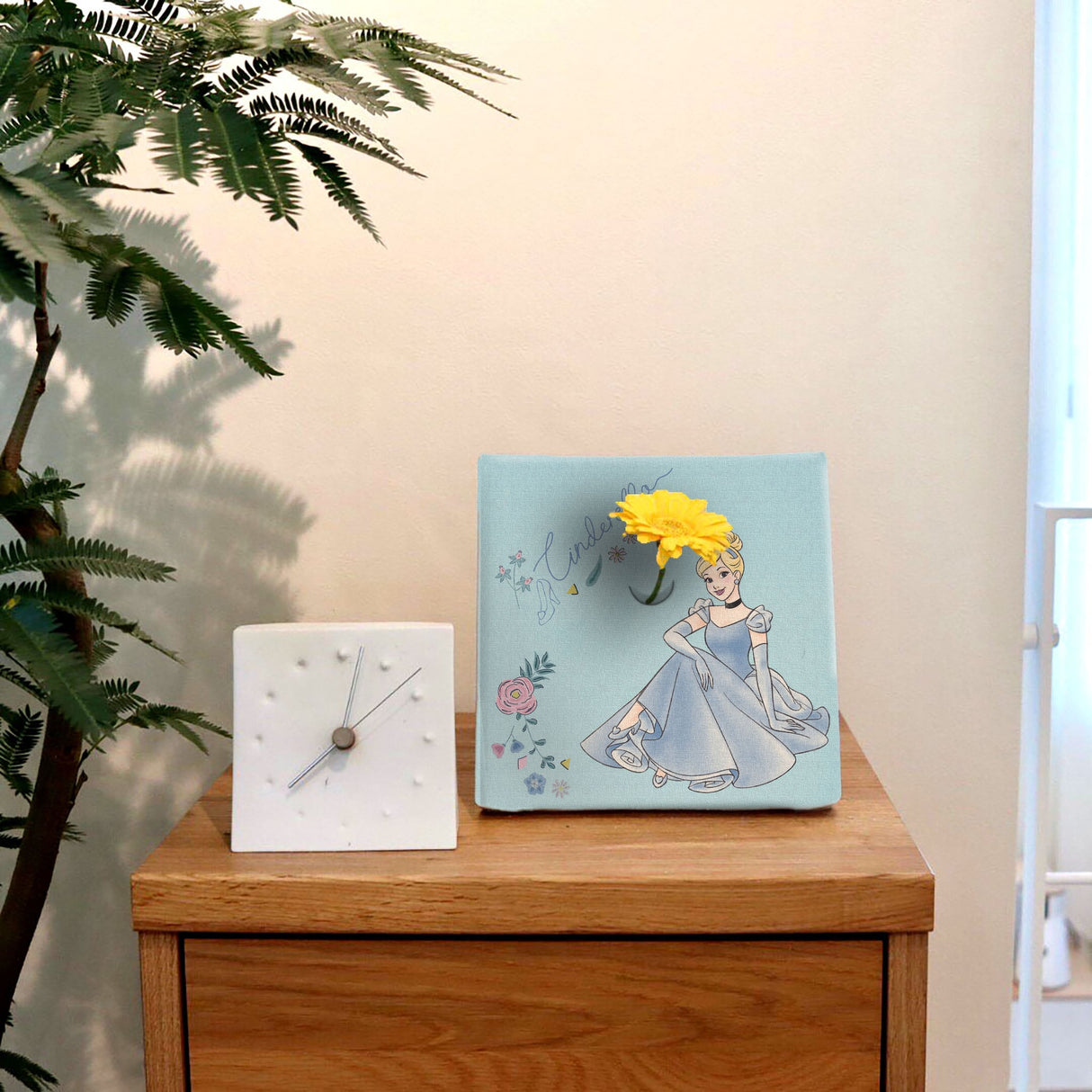 Cinderella IKEBANA 20 x 20 x 2.7 cm Flower vase Disney Princess IKE-DSNY-2106-13