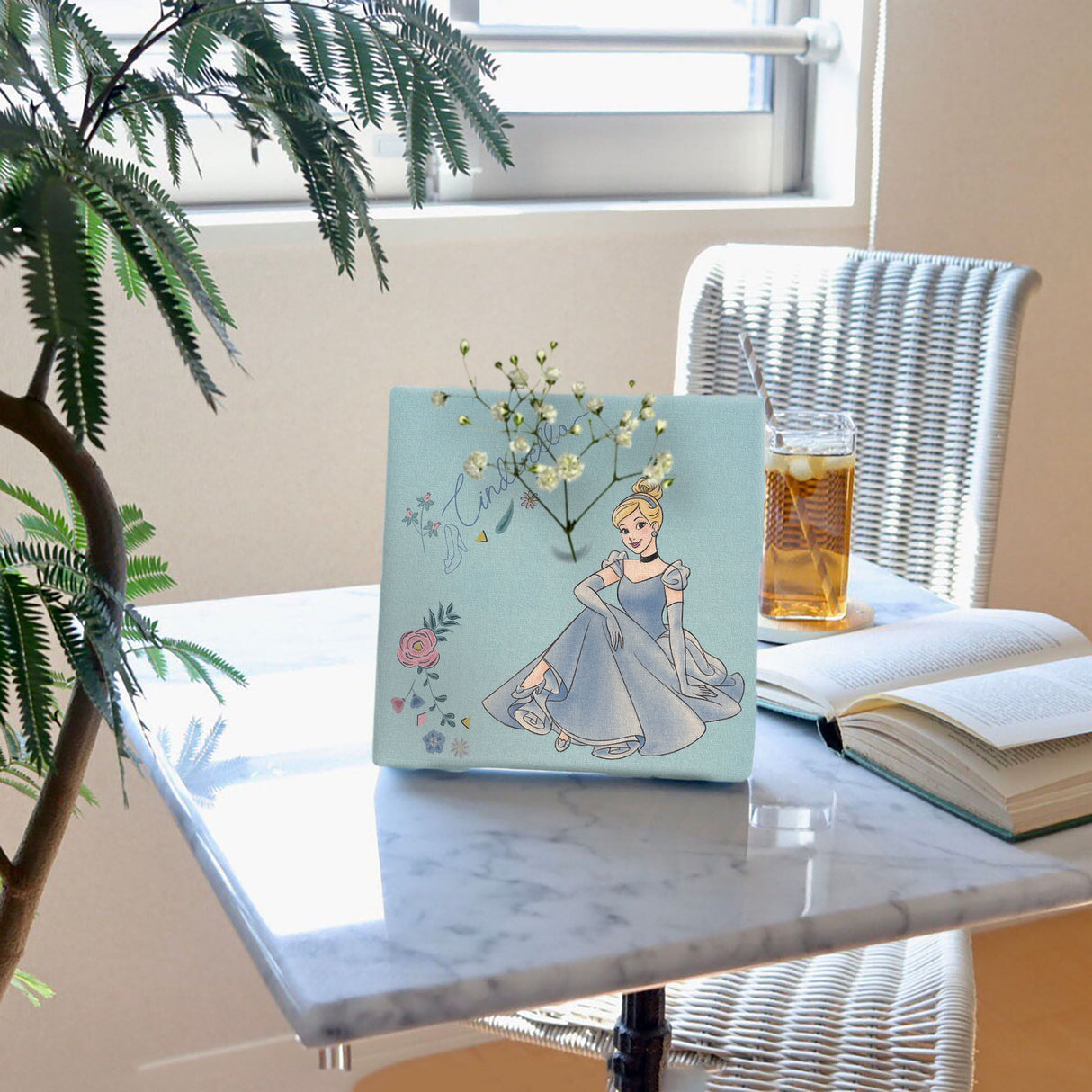 Cinderella IKEBANA 20 x 20 x 2.7 cm Flower vase Disney Princess IKE-DSNY-2106-13