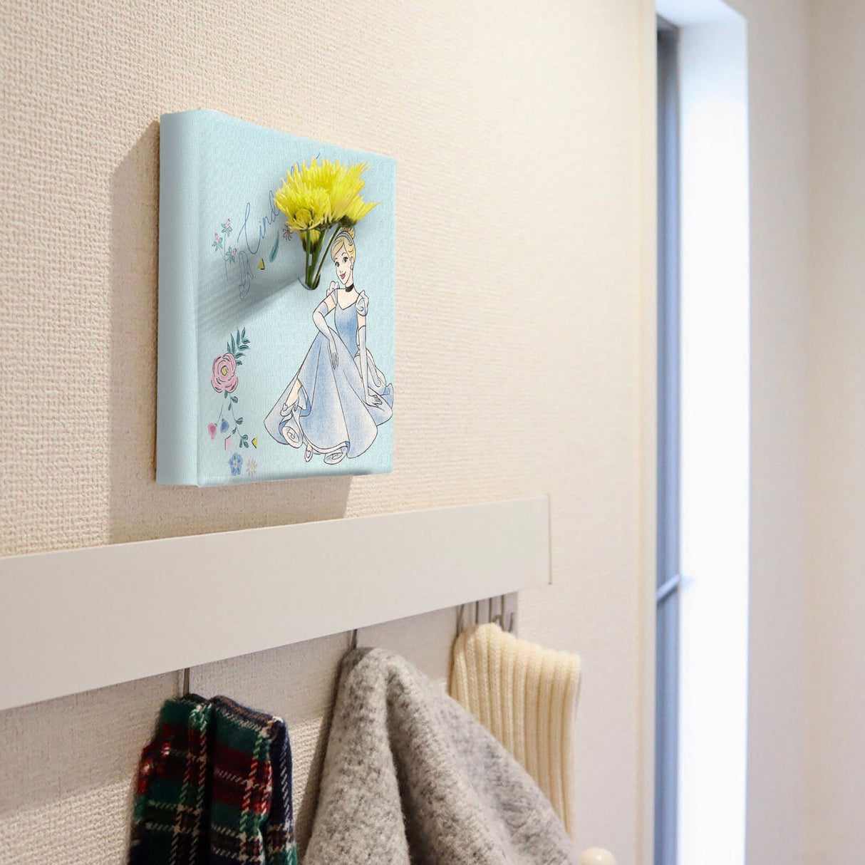 Cinderella IKEBANA 20 x 20 x 2.7 cm Flower vase Disney Princess IKE-DSNY-2106-13