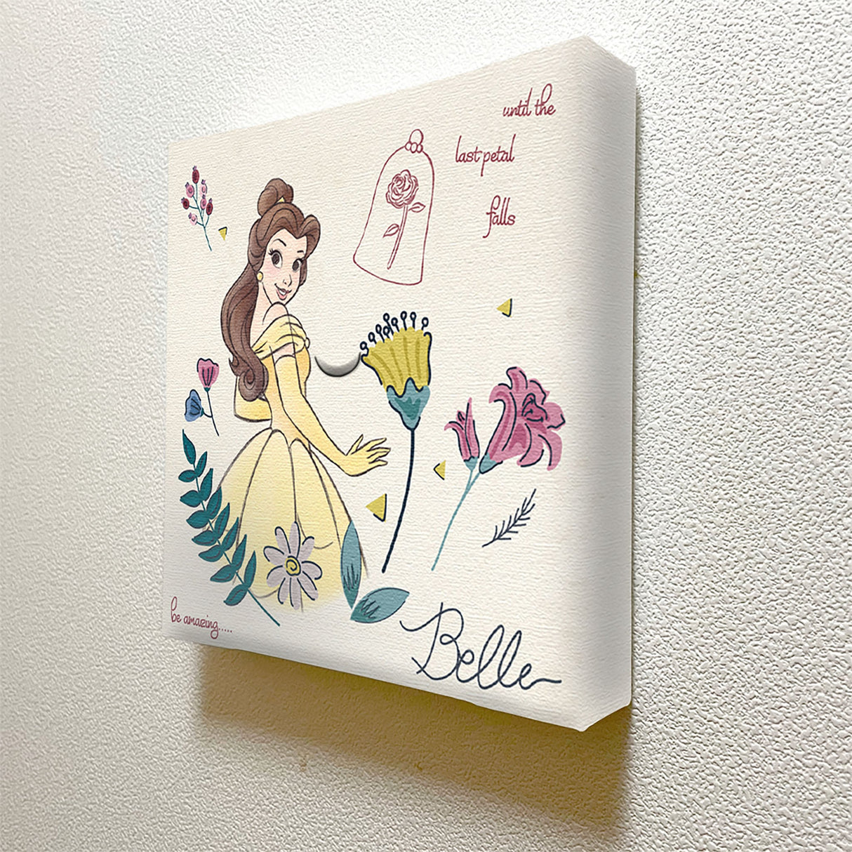 ベルのIKEBANA 20×20×2.7cm 一輪挿し 花瓶 ディズニープリンセス 美女と野獣 IKE-DSNY-2106-14