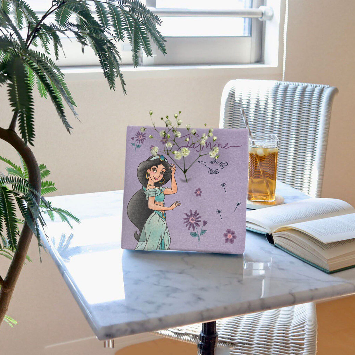 ジャスミンのIKEBANA 20×20×2.7cm 一輪挿し 花瓶 ディズニープリンセス アラジン IKE-DSNY-2106-15