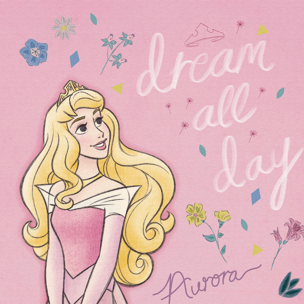 オーロラ姫のIKEBANA 20×20×2.7cm 一輪挿し 花瓶 ディズニープリンセス 眠れる森の美女 IKE-DSNY-2106-16