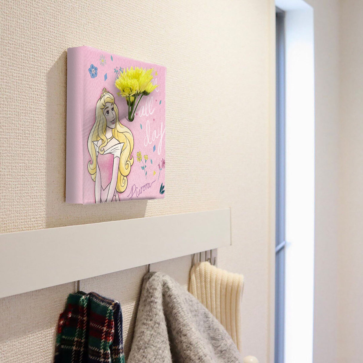 オーロラ姫のIKEBANA 20×20×2.7cm 一輪挿し 花瓶 ディズニープリンセス 眠れる森の美女 IKE-DSNY-2106-16