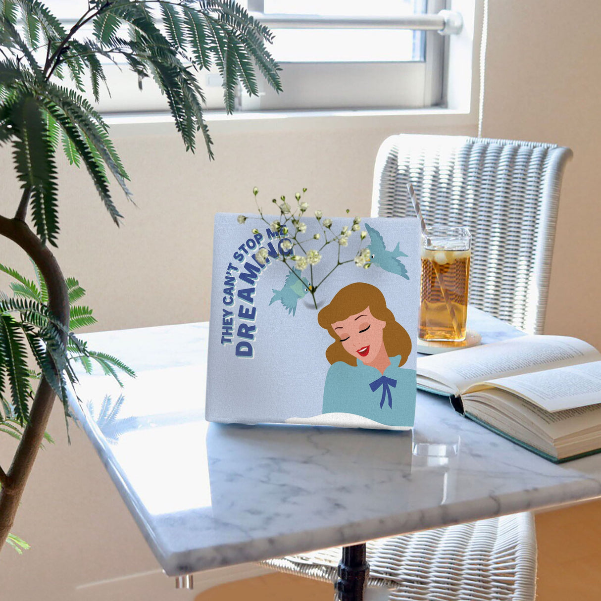 Cinderella IKEBANA 20 x 20 x 2.7 cm Flower vase Disney Princess IKE-DSNY-2106-18