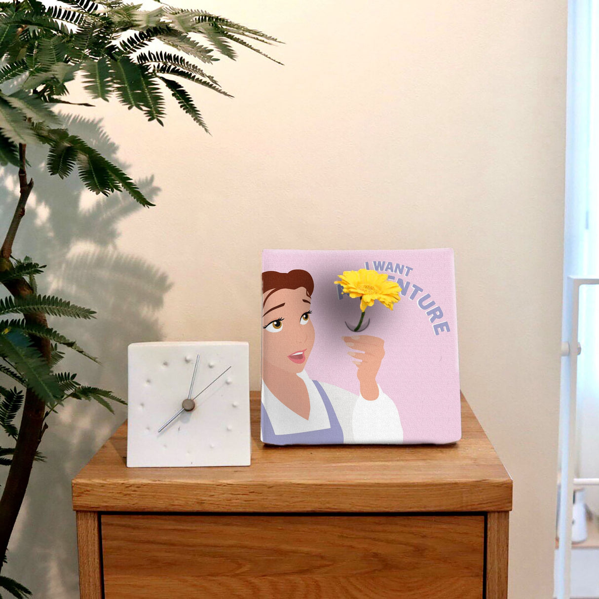 ベルのIKEBANA 20×20×2.7cm 一輪挿し 花瓶 ディズニープリンセス 美女と野獣 IKE-DSNY-2106-19